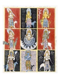 Buddhists Representing the Stars  Sun and Moon  from 'The History and Doctrine of Buddhism'