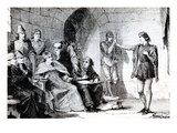 The Trial of Joan of Arc in Rouen (Engraving)