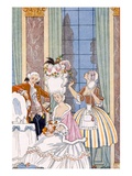 France in the 18th Century  from 'The Art of Perfume'  Pub 1912 (Pochoir Print)