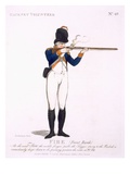 Hackney Volunteer  Plate 49 from 'Loyal Volunteers of London and Environs'  Published 1798