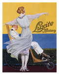 Advertisement for 'Luxite Hosiery'  from 'Vogue' Magazine  1919 (Colour Litho)