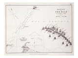 Plan of the Battle of the Nile  1st August 1798  C1830S (Engraving)