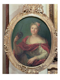 Mlle Desmares as Thalia  Muse of Comedy  C1720 (Oil on Canvas)