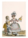 Children at Play  Engraved by Patas  Plate from 'Galeries Des Modes Et Costumes Francais' C1778-87