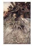 I Am That Merry Wanderer of the Night  Illustration from 'Midsummer Nights Dream'