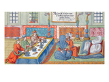 Marriage Scene  from a Manuscript on the Ottoman Empire  C1600 (W/C on Paper)