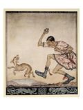 A Man Who Did Not Like Dogs  Illustration from 'Irish Fairy Tales' by James Stephens  1920