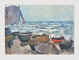 Fishing Boats at Etrétat
