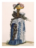 Back View of Ladies Gown  Engraved by Dupin  Plate No247