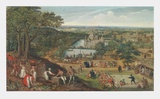 Autumn Landscape with Apple Harvest
