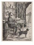 Robinson Crusoe in His Cave