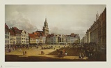 Dresden - The Old Market from the Castle Street