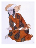 Costume Design for L'Adoration De Tcherepnine  1922 (Colour Litho)