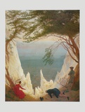 Chalk Cliff at Ruegen   1818