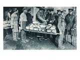 Inspecting Bread at a Bakery in France  Illustration from 'The Illustrated War News'  January 1917