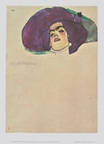 Head of a Woman with a Wide-Trimmed Hat - 1910