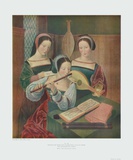Three Ladies Making Music
