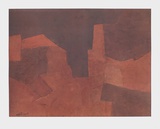 Abstract Composition  Maroon