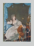 Lady with Dog and Birdcage