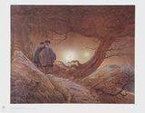 Two Men Gazing at the Moon