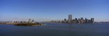 Skyscrapers at the Waterfront  Ellis Island  Manhattan  New York City  New York State  USA