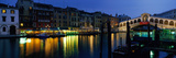 Grand Canal and Rialto Bridge Venice Italy