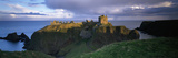 High Angle View of a Castle  Dunnottar Castle  Grampian  Stonehaven  Scotland