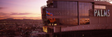 Hotel Lit Up at Dusk  Palms Casino Resort  Las Vegas  Nevada  USA