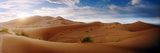 Sahara Desert Landscape at Sunset  Morocco