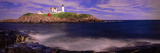 Lighthouse at a Coast  Nubble Lighthouse  Cape Neddick  York  York County  Maine  USA