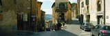 Cars Parked in Front of Houses in a Street  Orvieto  Umbria  Italy