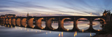 Arch Bridge across a River  Pont Cessart  Saumur Castle  Maine-Et-Loire  Pays De La Loire  Loire