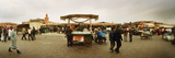 Market at Courtyard Outside the Medina in Marrakesh  Morocco