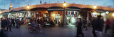 Market at Courtyard Outside the Medina in Marrakesh  Morocco
