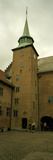 Low Angle View of a Fortress  Akershus Fortress  Oslo  Norway