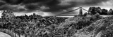 Dark Clouds over a Suspension Bridge  Clifton Suspension Bridge  Bristol  England