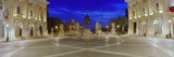 Marcus Aurelius Statue at a Town Square  Piazza Del Campidoglio  Capitoline Hill  Rome  Italy