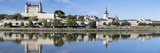 Reflection of a Castle in a River  Saumur Castle  Maine-Et-Loire  Pays De La Loire  Loire Valley