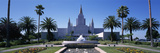 Formal Garden in Front of a Temple  Oakland Temple  Oakland  Alameda County  California  USA