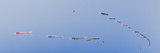 Carp Streamers Blowing in Wind  Kamakura  Kanagawa Prefecture  Kanto Region  Honshu  Japan