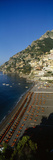 High Angle View of a Beach  Positano  Amalfi  Campania  Italy