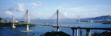 Ting Kaw and Tsing Ma Bridge Hong Kong China