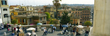 Tourists in a Market  Piazza Trinita Dei Monti  Rome  Italy