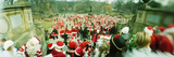 People Dress Up as Santa Claus at the Annual Santacon Event 2010  Central Park  Manhattan  New Y
