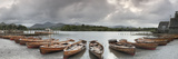 Boats in a Lake  Derwent Water  Keswick  English Lake District  Cumbria  England