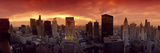 Sunset Cityscape Chicago IL USA