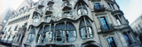 Architectural Detail of Building Built by the Catalan Architect Antoni Gaudi  Casa Batllo  Barce