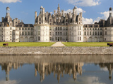 Reflection of a Castle in a River  Chateau Royal De Chambord  Loire-Et-Cher  Loire Valley  Loire