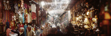 Tourists at a Market Inside the Medina in Marrakesh  Morocco