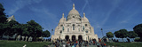 Crowd at a Basilica  Basilique Du Sacre Coeur  Montmartre  Paris  Ile-De-France  France